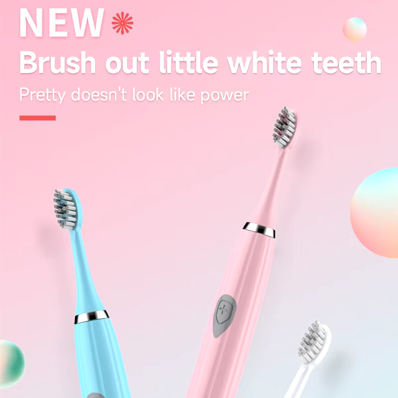 Electric Toothbrush for Adults Soft Dupont Bristle Portable Battery Endurance IPX6 Waterproof Intelligent Effective Oral Care