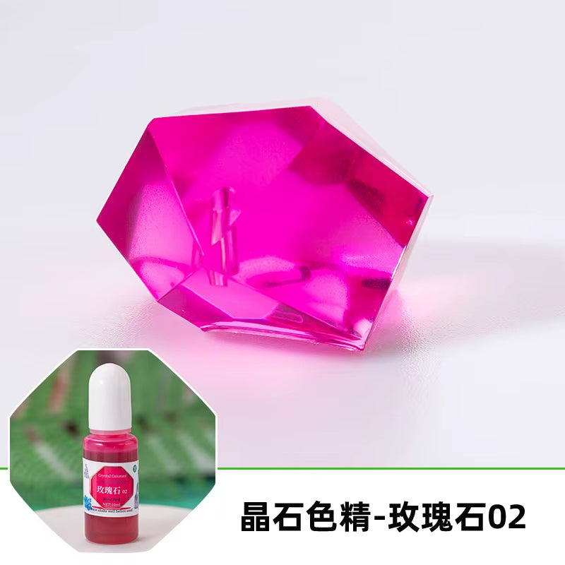 24 Colors Liquid Solid Transparent Color Resin Pigments Dye UV Resin Epoxy DIY Making Crafts Jewelry Making Tools Accessories